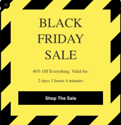 Template - Increase Product Sales - Black Friday - Hazard