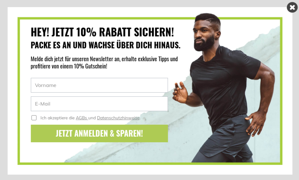 Brain Effect 10% off popup