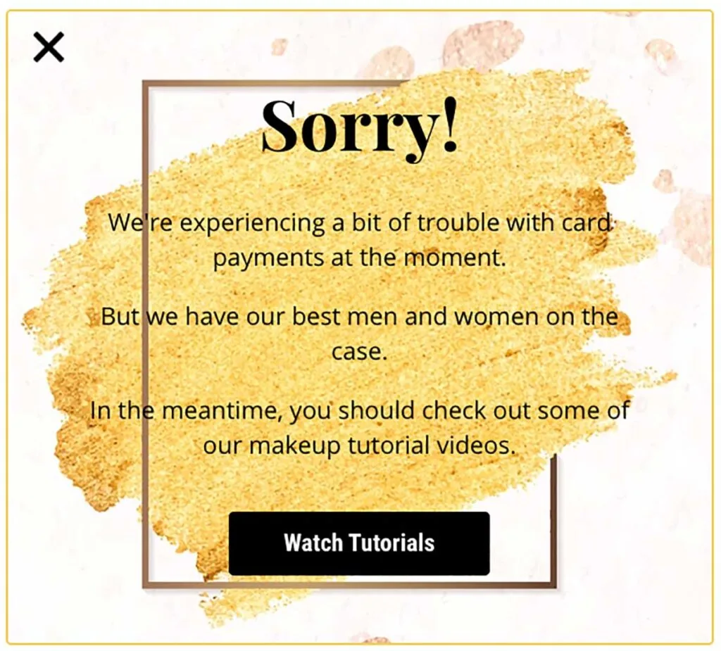 tutorials popup