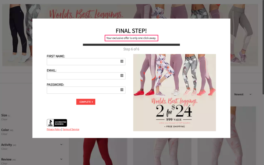 Fabletics your exclusive offer