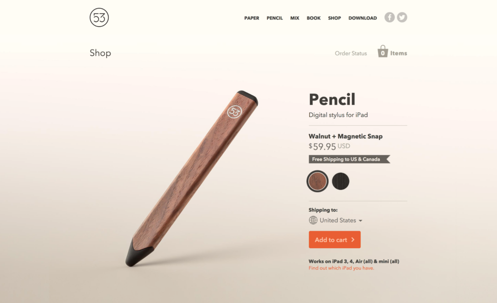 FiftyThree online store