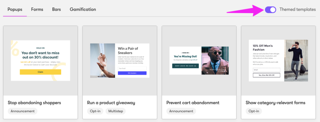 themed templates
