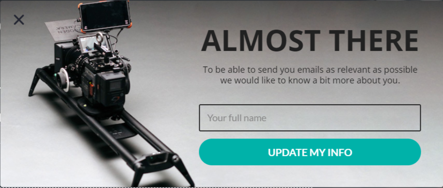 wedio multistep popup