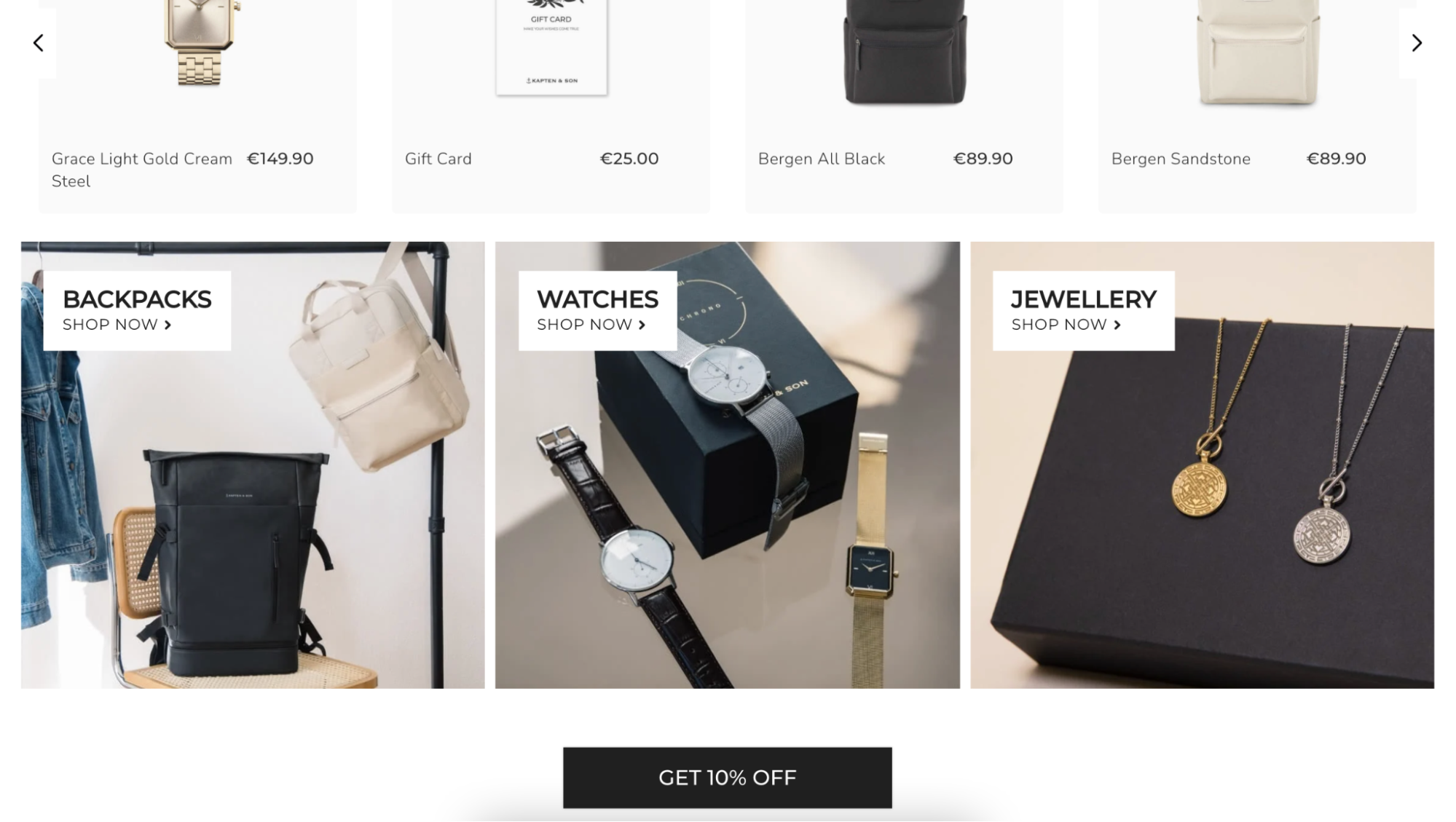 Kapten & Son 10%