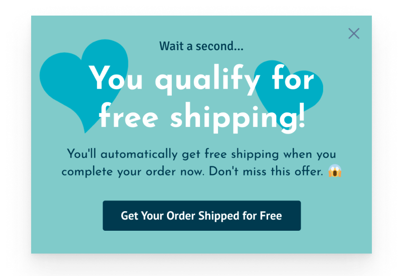 exit intent popup