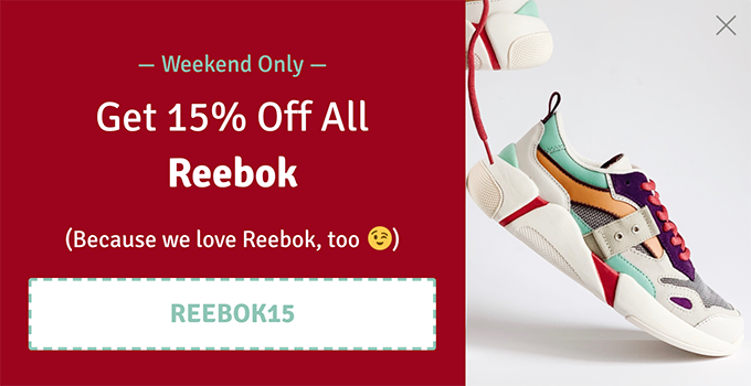 reebok popup