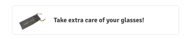 Hart & Holm take care of your glasses teaser