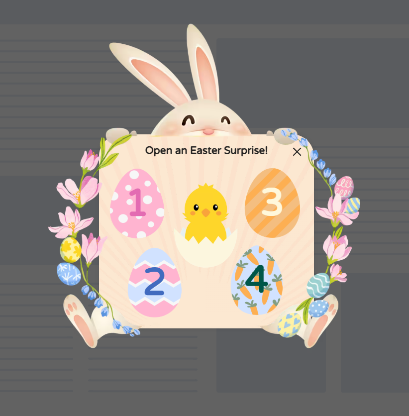 Easter Calendar Popup