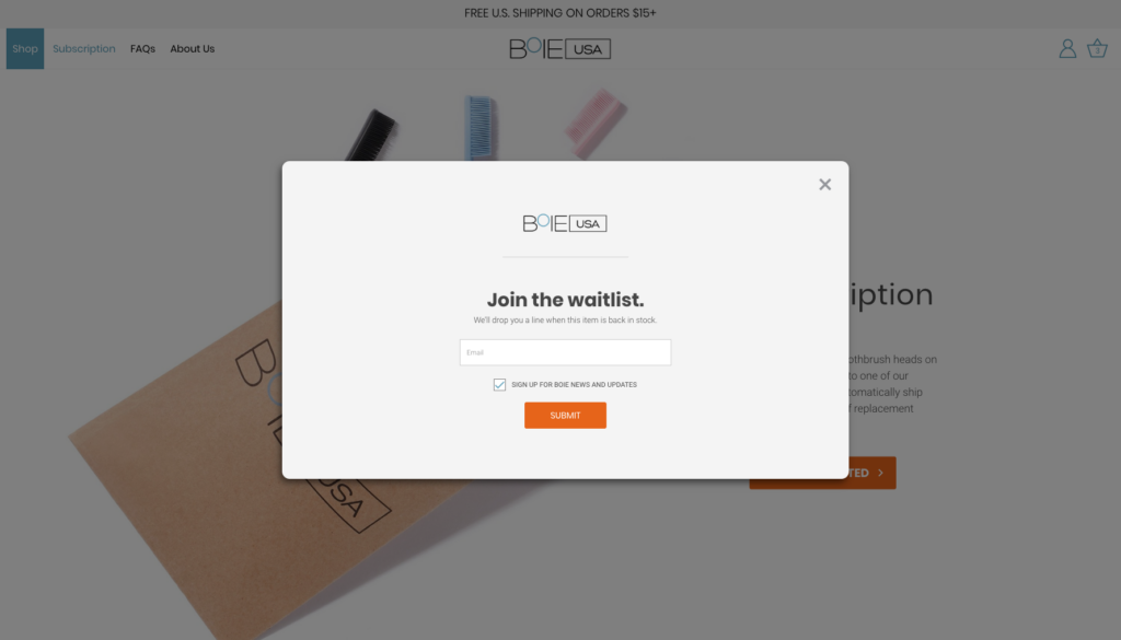 Boie waitlist lead magnet