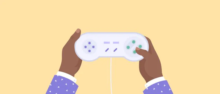 popup typu „zakręć i wygraj” – zdjęcie tytułowe przedstawiające kontroler