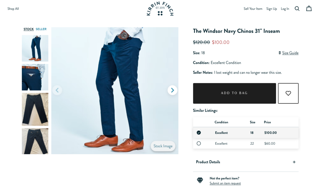Kirrin Finch Marketplace for reselling products