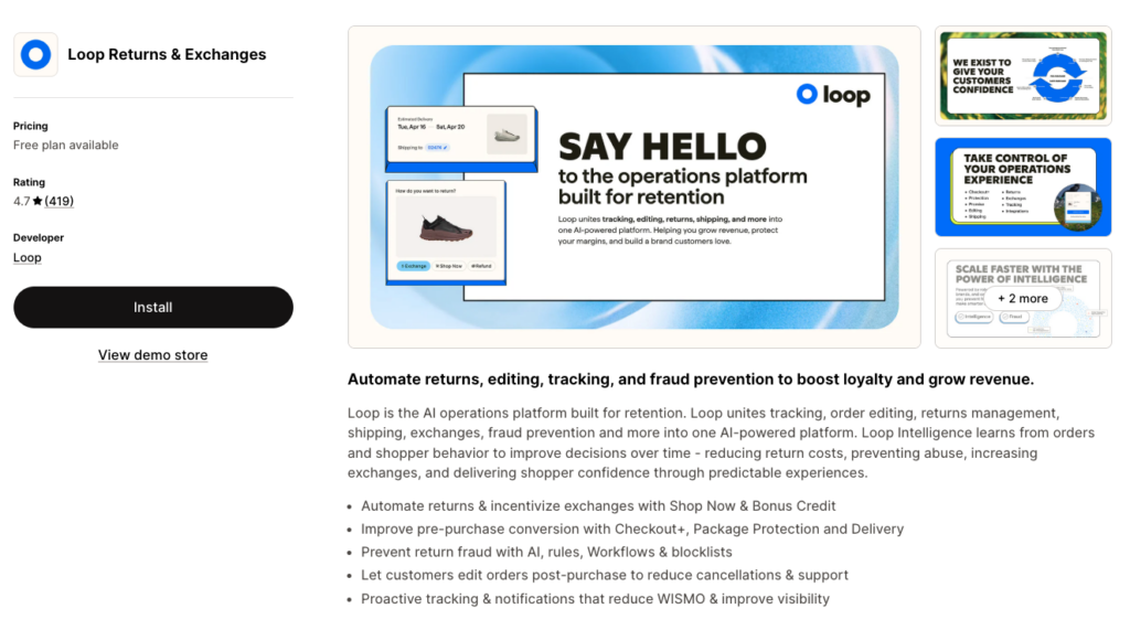 Loop Shopify 11 Best Shopify Apps in 2026 (One for Every Job) | Sleeknote Blog