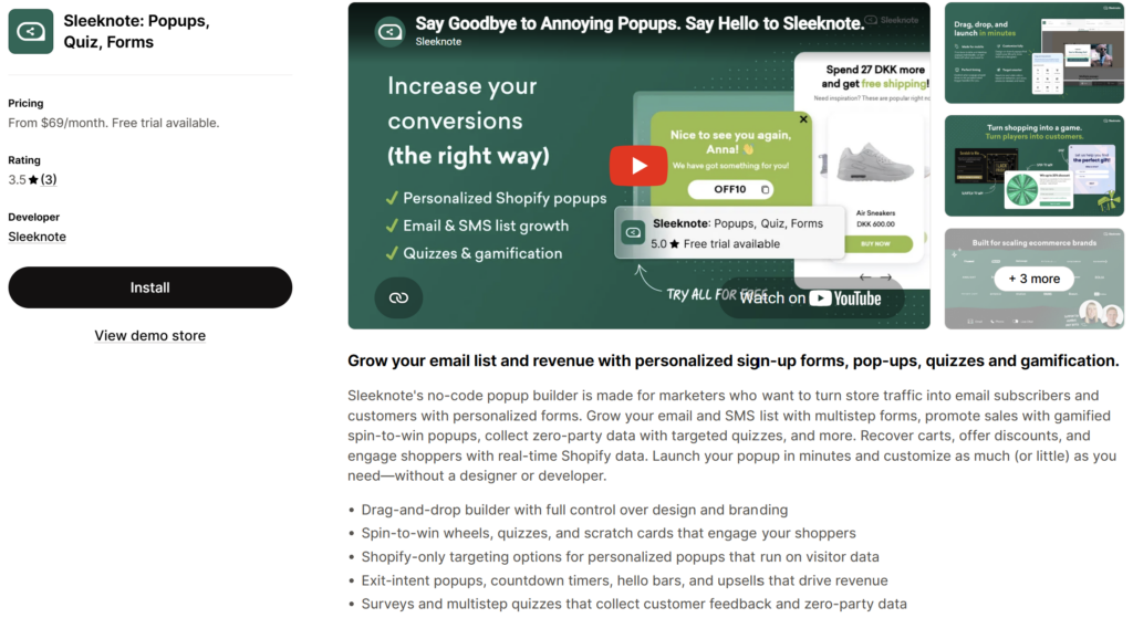Best Shopify popup app for popups.